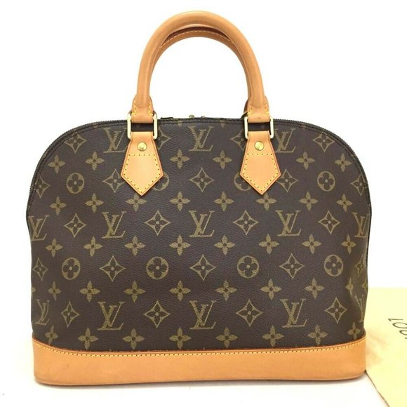 Authentic Louis Vuitton Monogram Alma Tote Bag